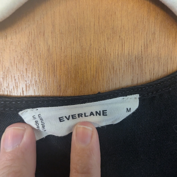 Everlane Classic Black Midi Dress - Picture 6 of 6